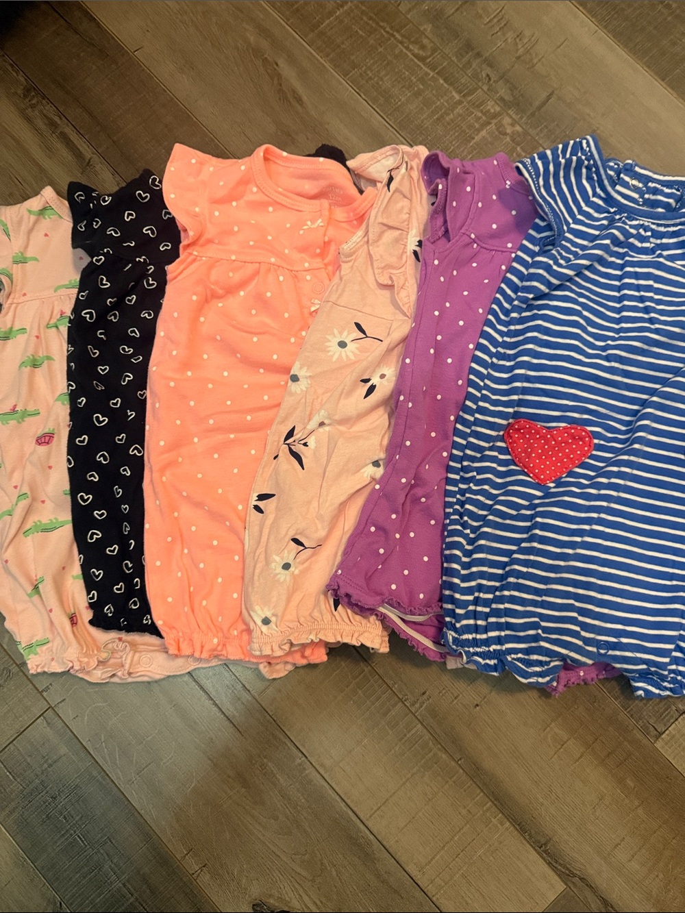 Kids' Multicolor Cotton Romper Set